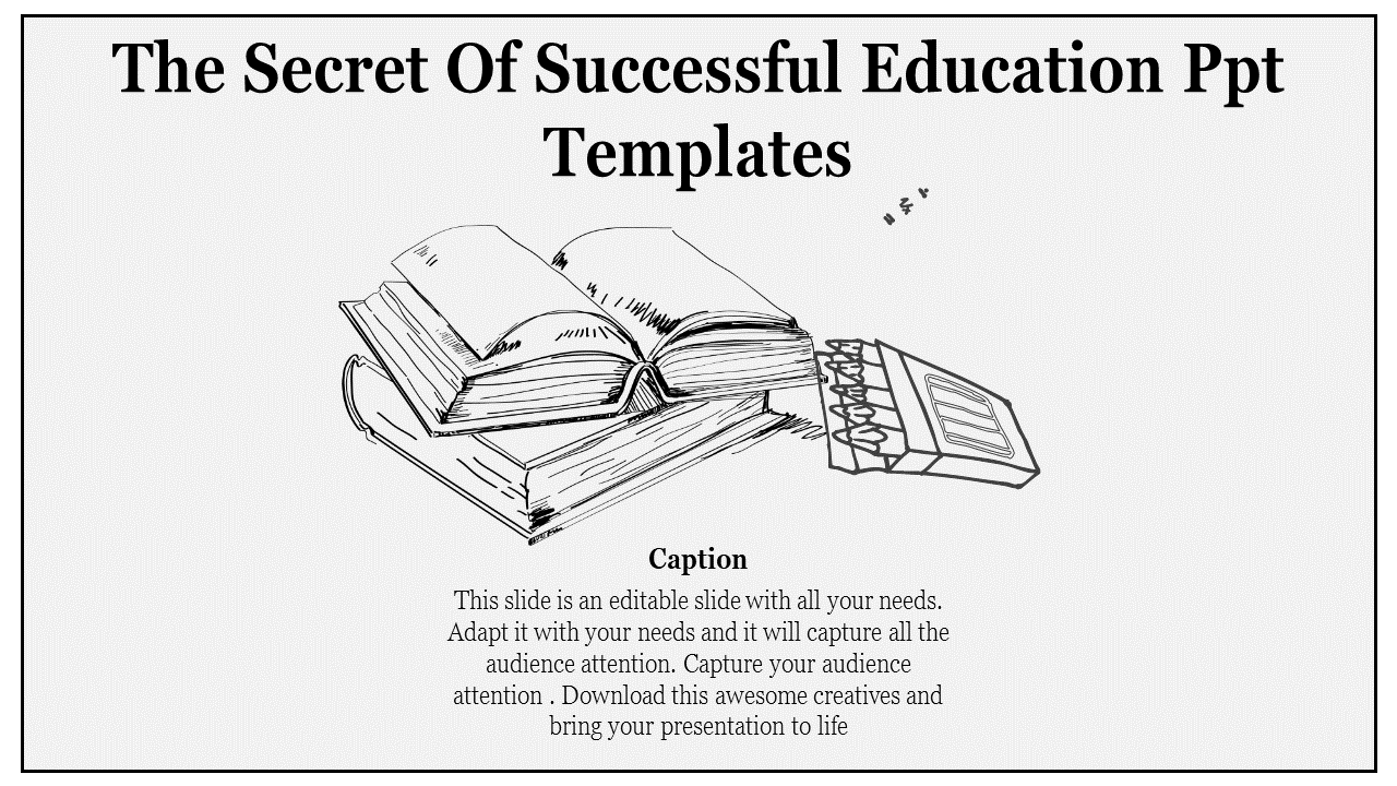 education ppt templates-The Secret of Successful EDUCATION PPT TEMPLATES